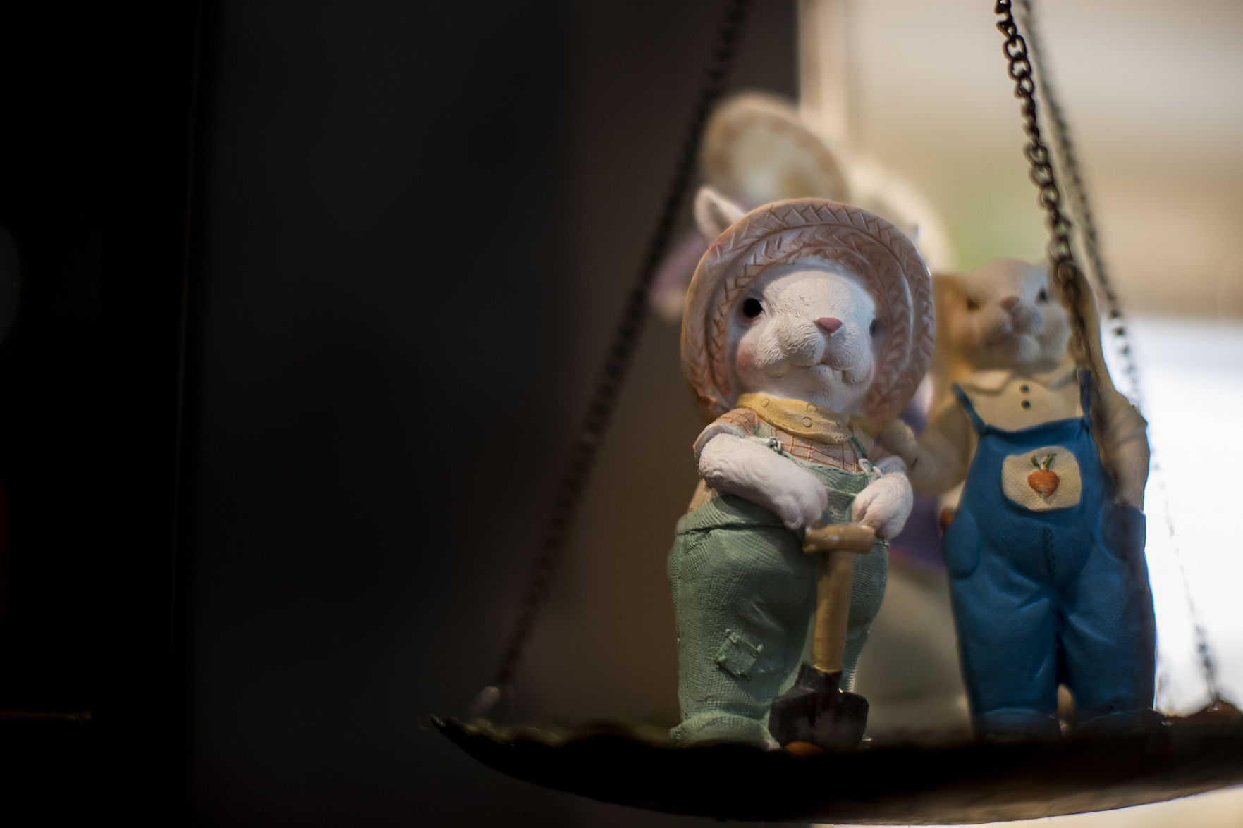 Bunny figurines